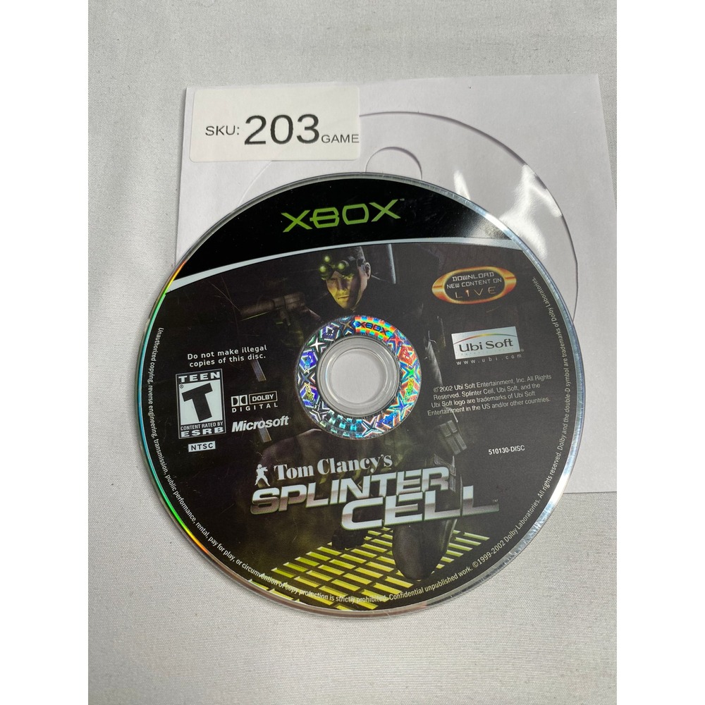 Tom Clancy's Splinter Cell Microsoft Xbox